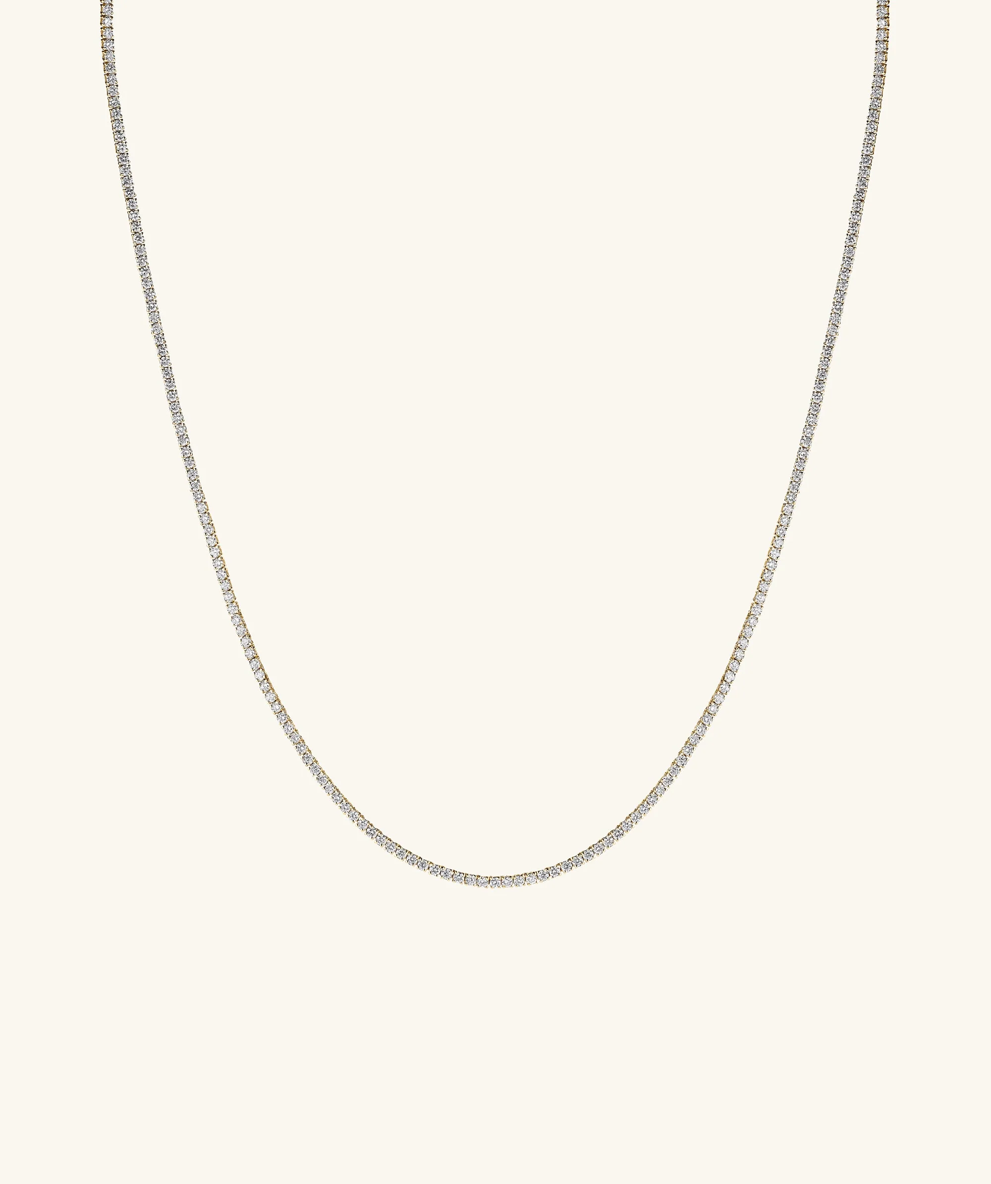 Lab Grown Diamond Tennis Necklace 1.8mm