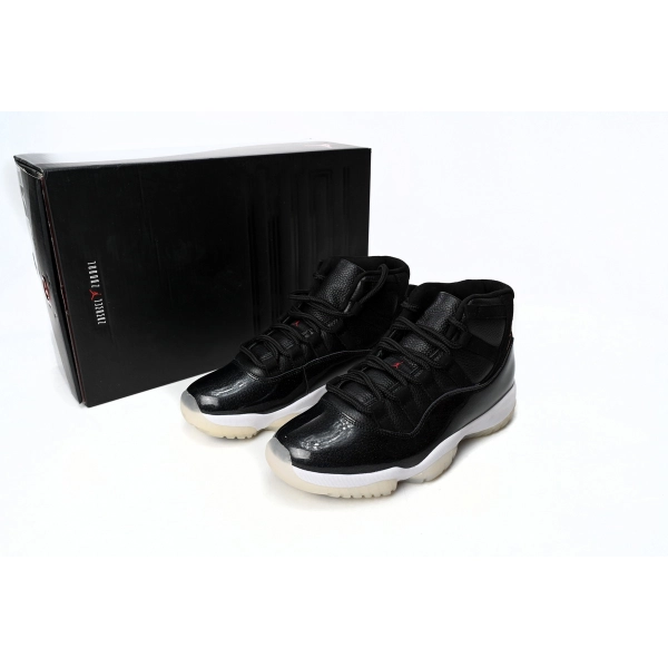 Jordan 11 25th Anniversary Black Silver Eyelets Reps