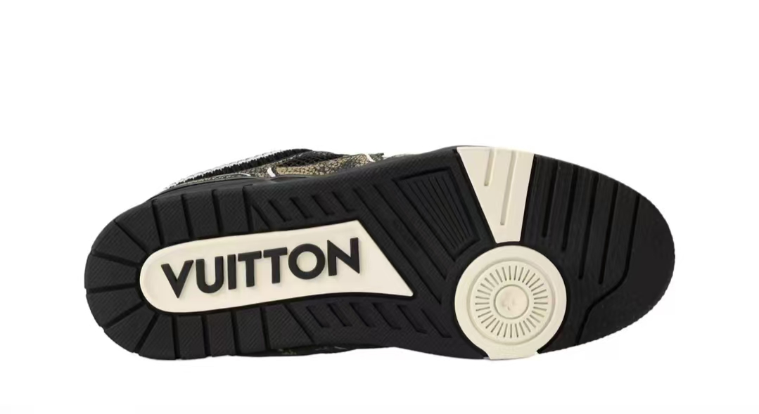 Pkkicks God Batch Louis Vuitton Skate Sneaker Black Swarovski Monogram