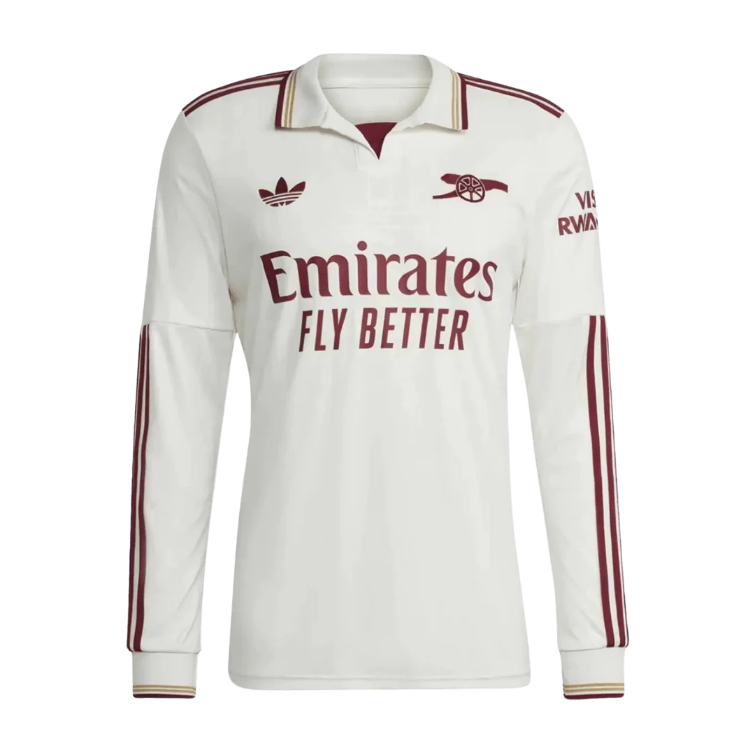 Arsenal Third Away Long Sleeve Soccer Jersey 2025/26