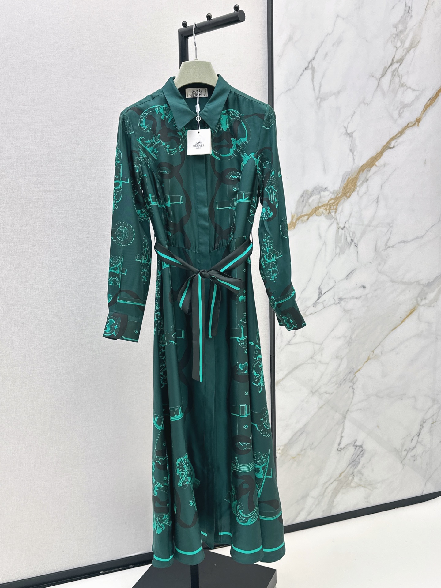 Herm New printed silk dress