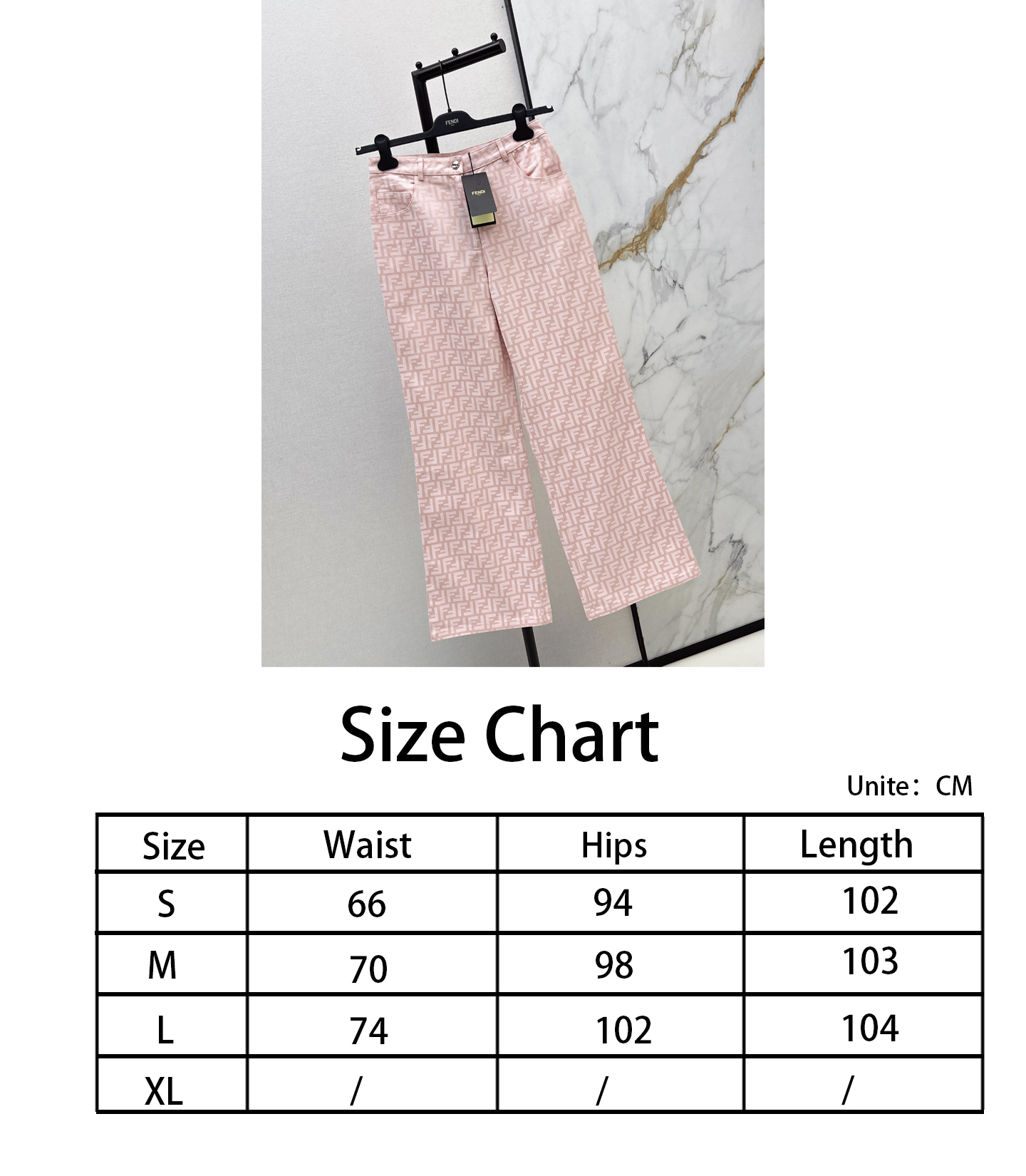 Fend NEW jacquard denim pants