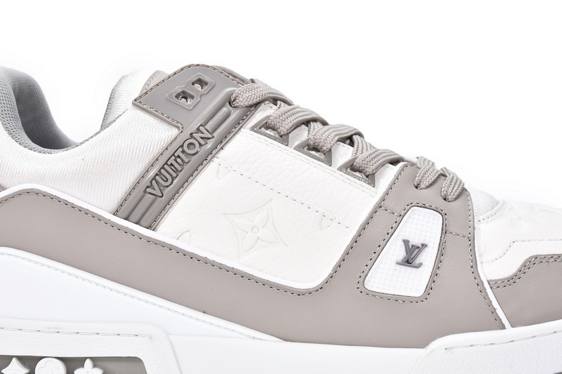 Pkkicks God Batch LOUIS VUITTON Trainer Grey White VL1210