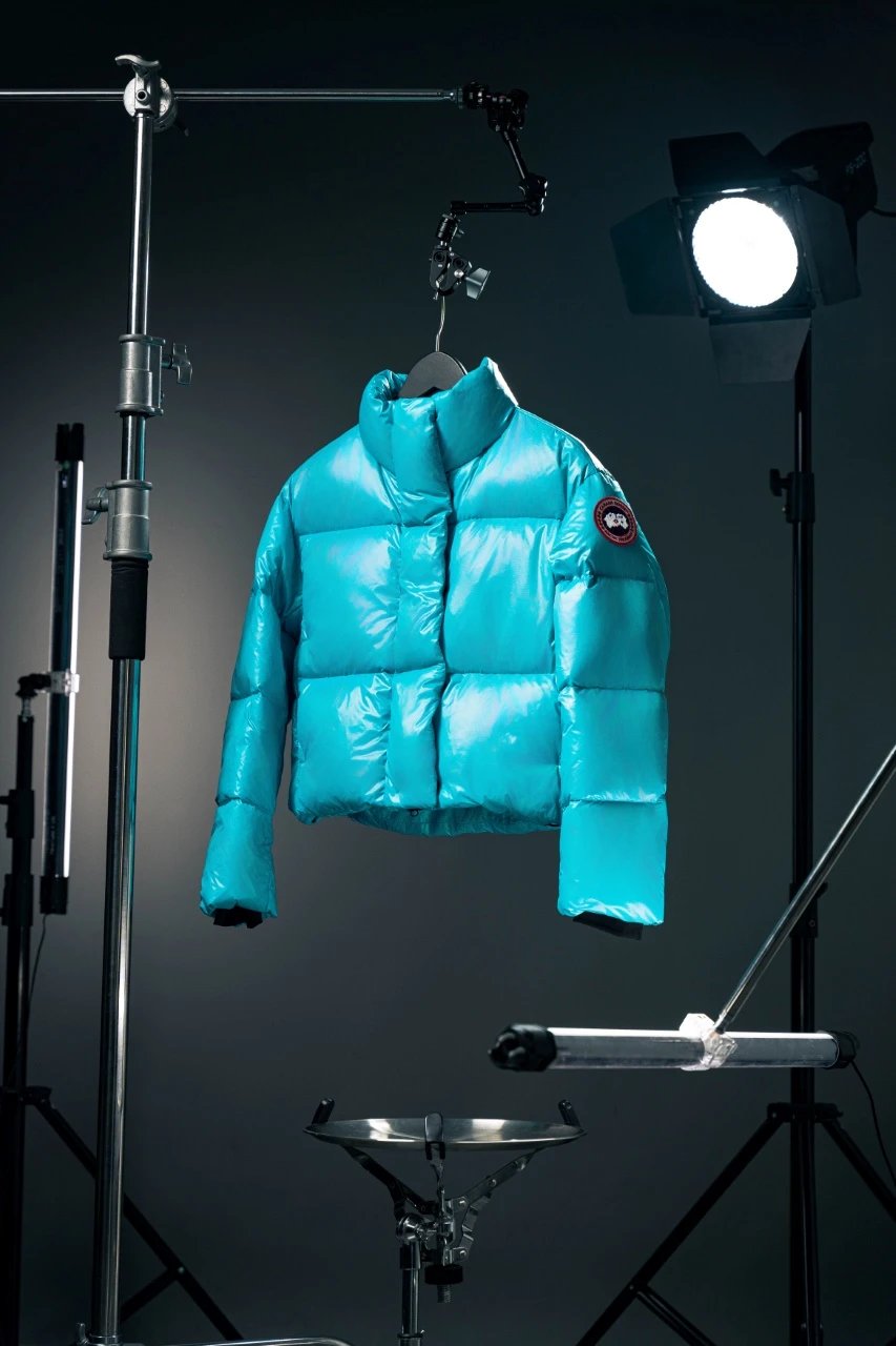 Canada Goose Cypress Cropped Puffer - Shiny Edition (Multi-Color)