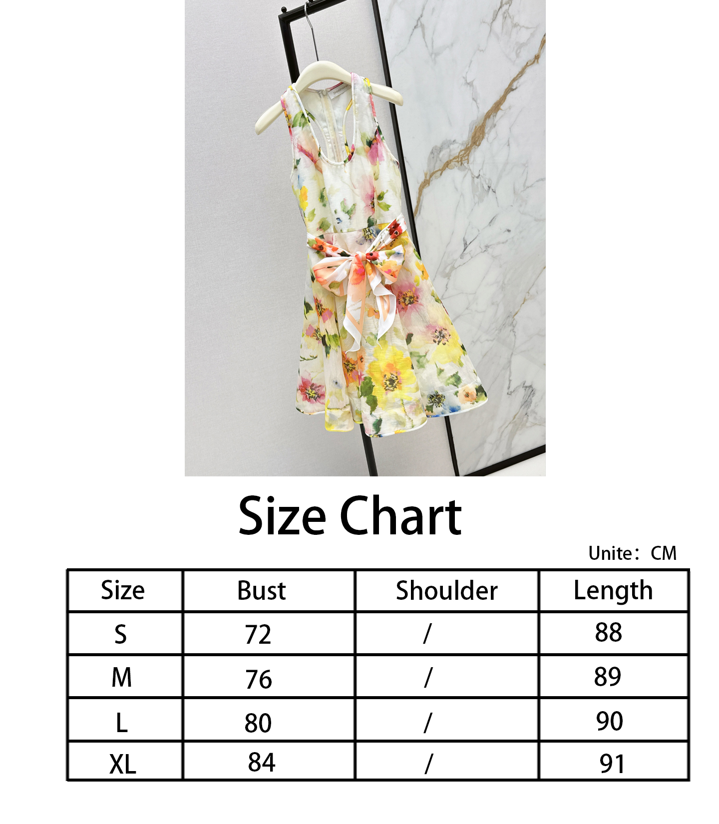 Zimm New Sleeveless floral dress
