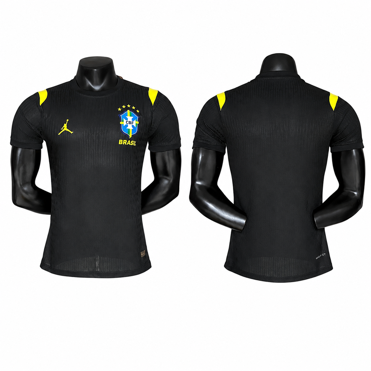 Player Version 2026 Brazil Training Kit Black Jersey