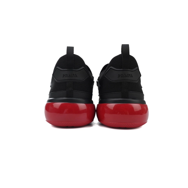 Prada Cloudbust Velcro sneakers Black and Red