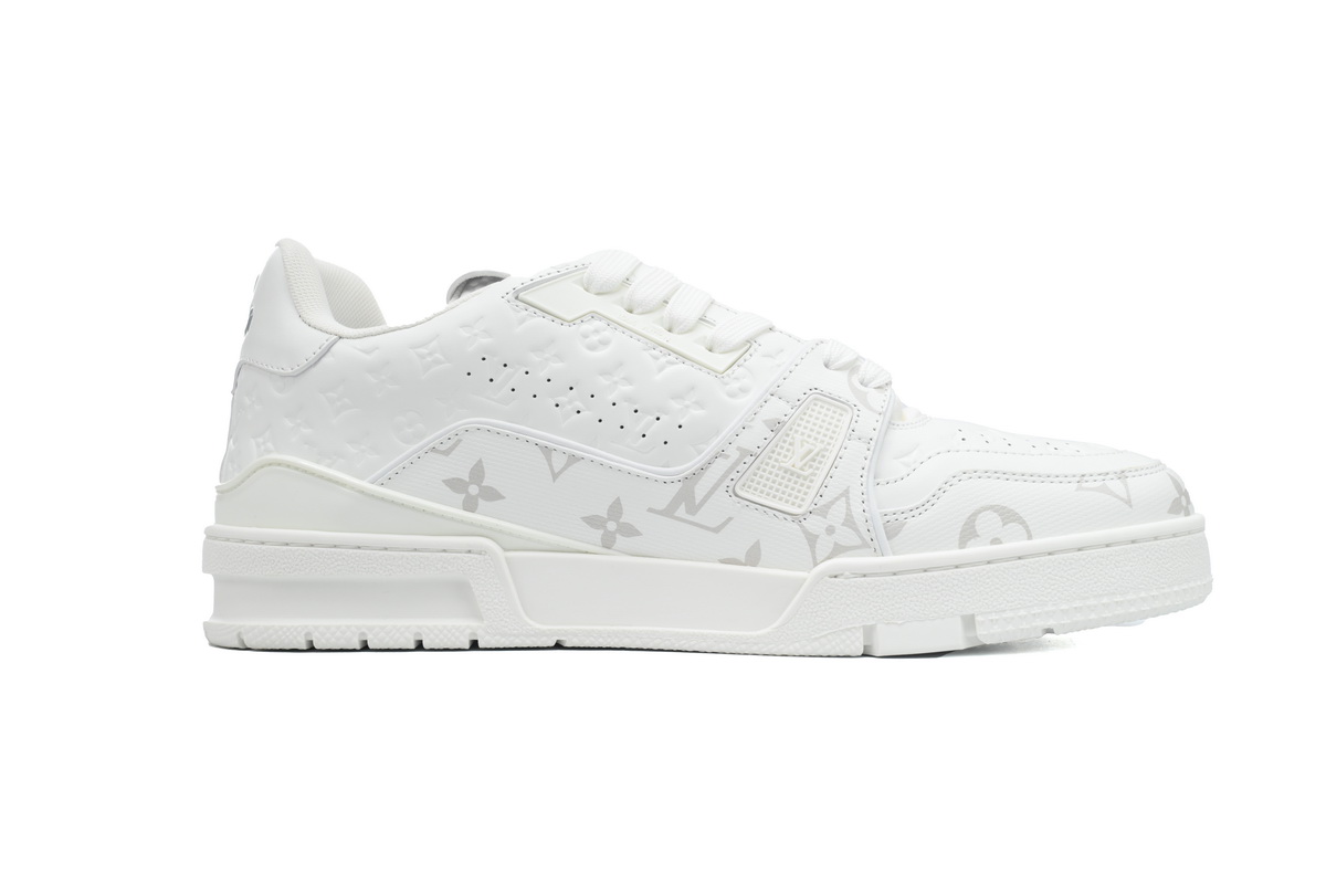 Pkkicks God Batch Louis Vuitton Trainer Sneaker All Alligator Leather White