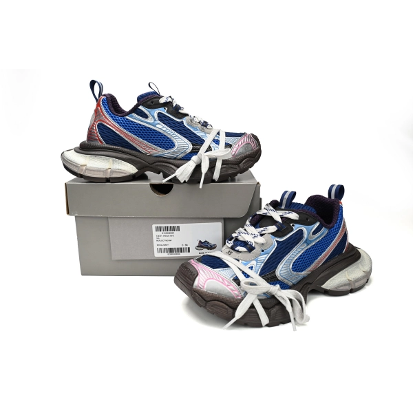 Balenciaga 3XL Silver Red and Blue 542229 W1RB5 0513