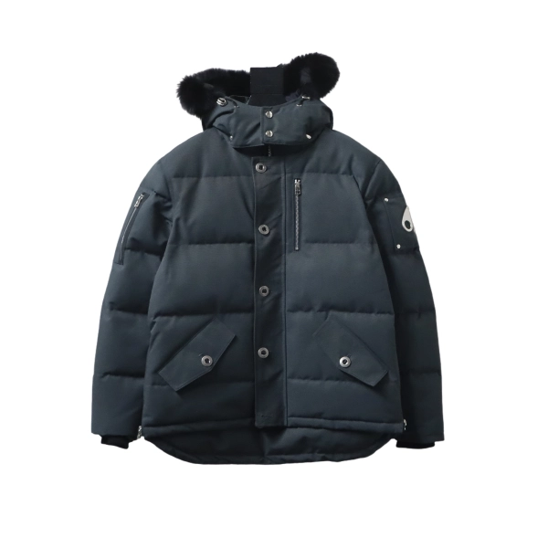 Moose Knuckles  Shearling 3Q Jacket Dark Gray