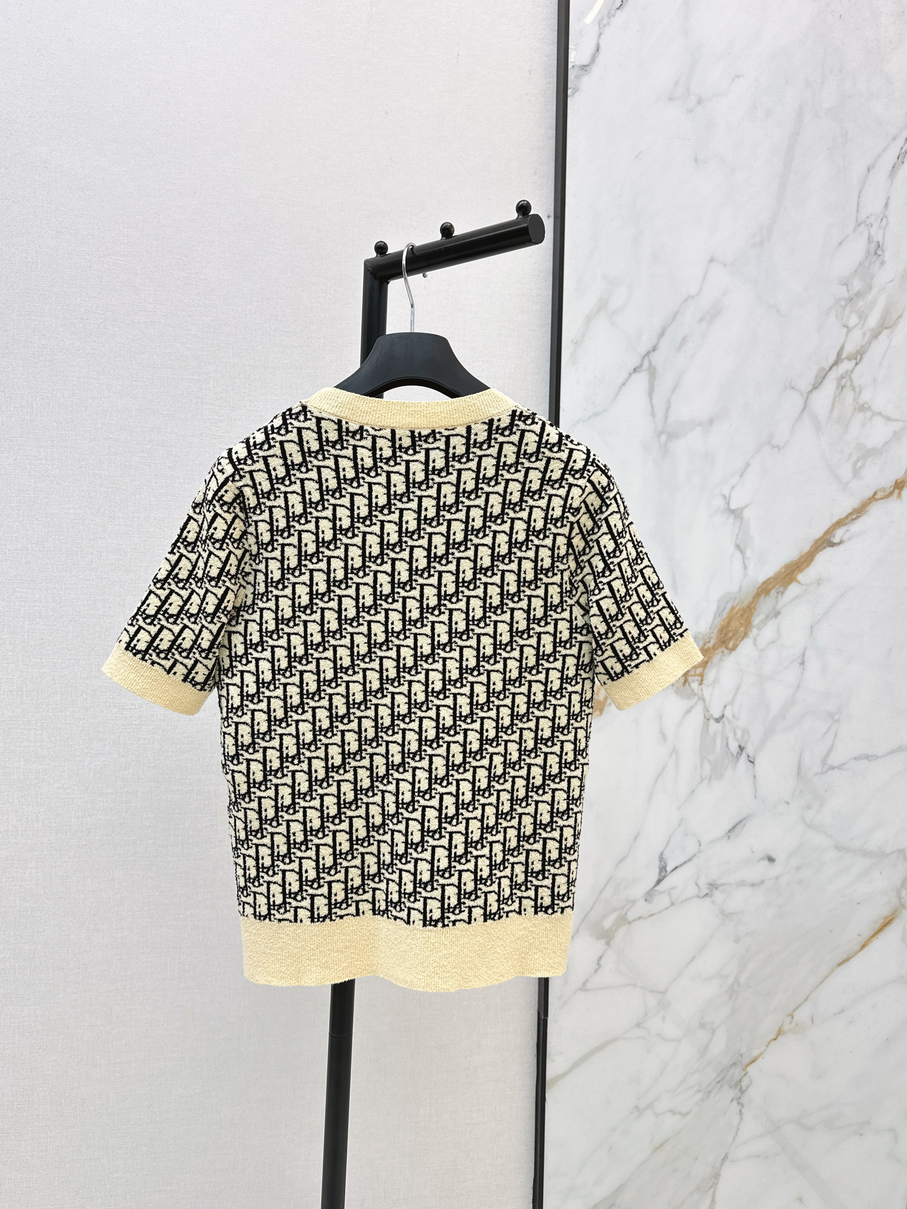 CD New knitted short-sleeve sweater