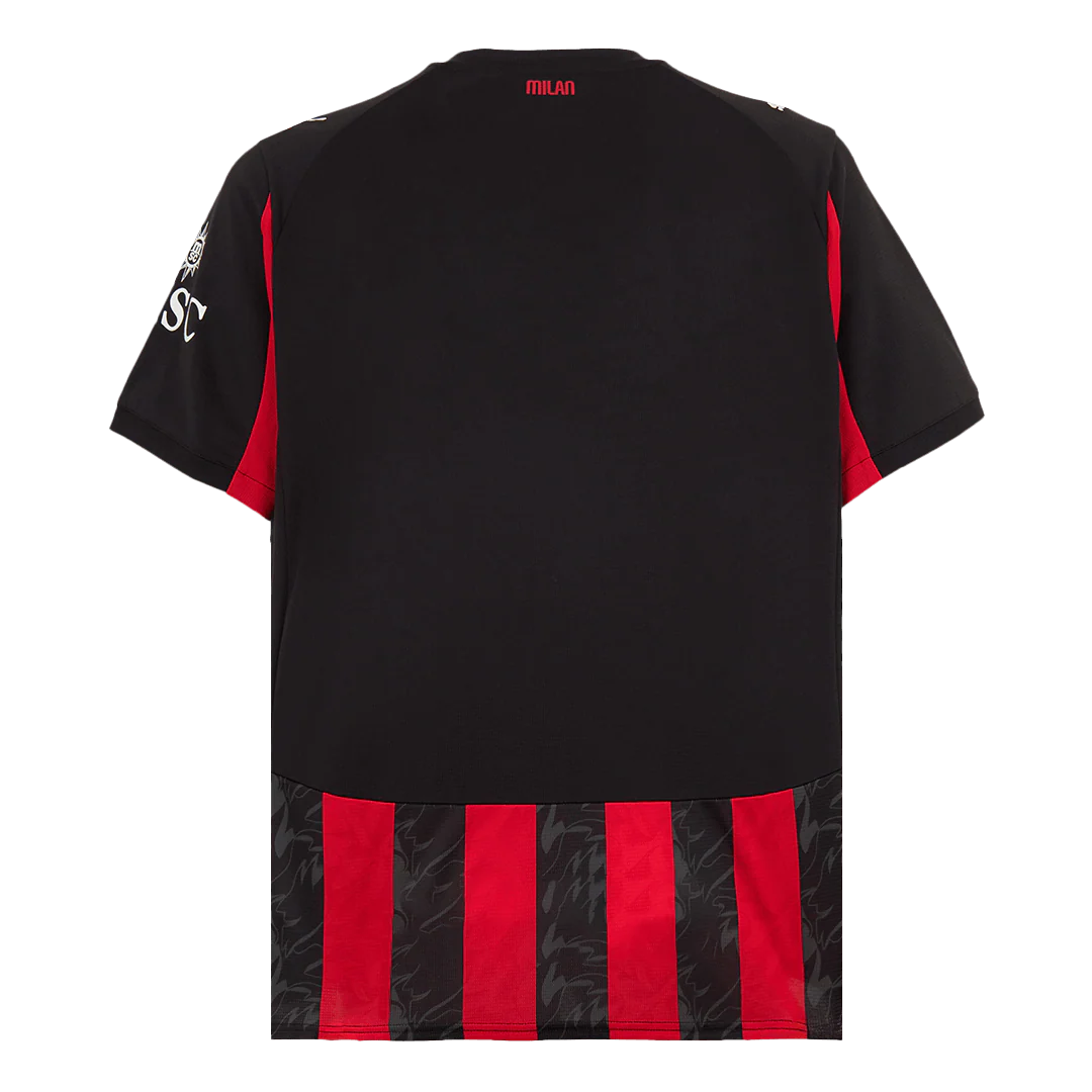 AC Milan Home Soccer Jersey 2025/26 Red&Black