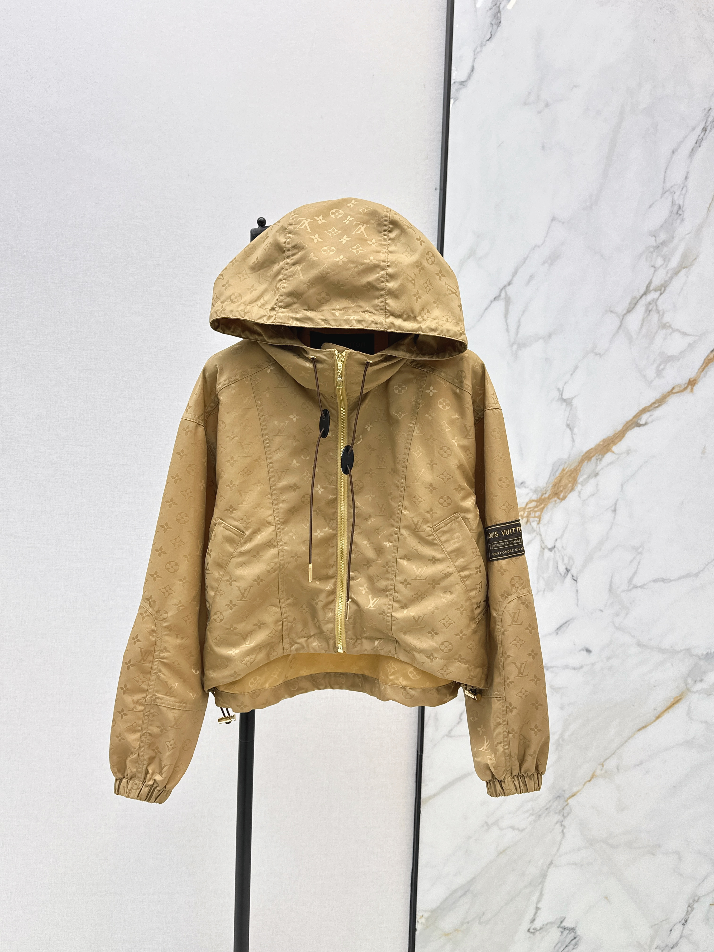 Louis New Jacquard hooded jacket