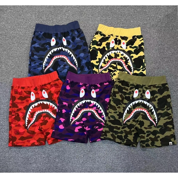 BAPE Shorts  #  8003 Blue & Yellow & Purple & Green & Red