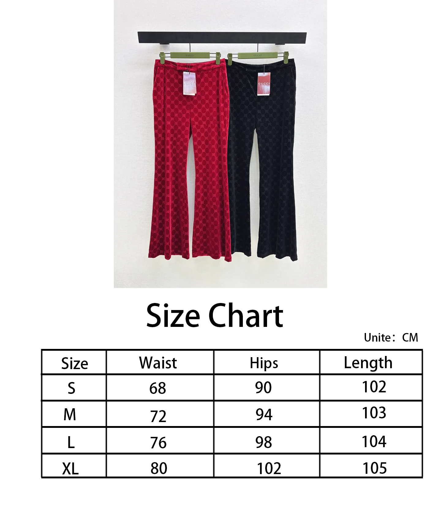 Guc NEW velvet pants