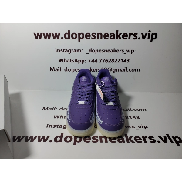 Nike Air Force 1 LOw O7 QS Purple Skeleton Halloween (2021)