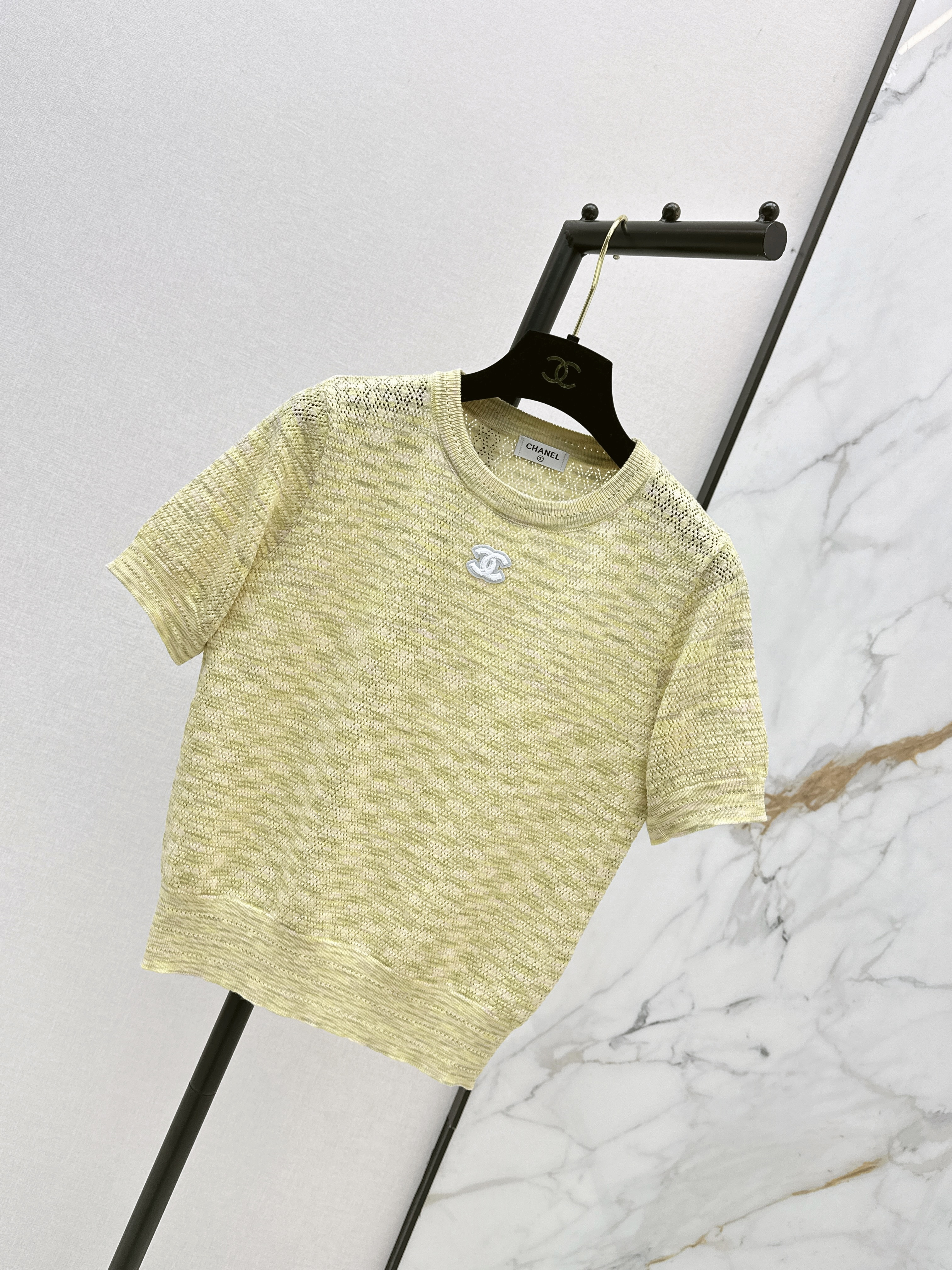 Chan New striped knit top