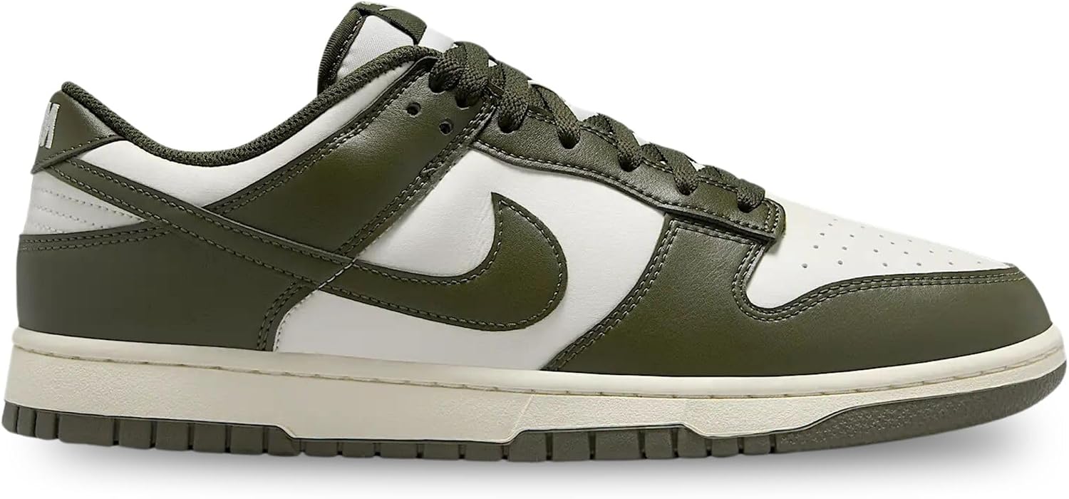 Nike Dunk Low - Men's Retro Shoes (HF5441-102, Pale Ivory/Cargo Khaki)