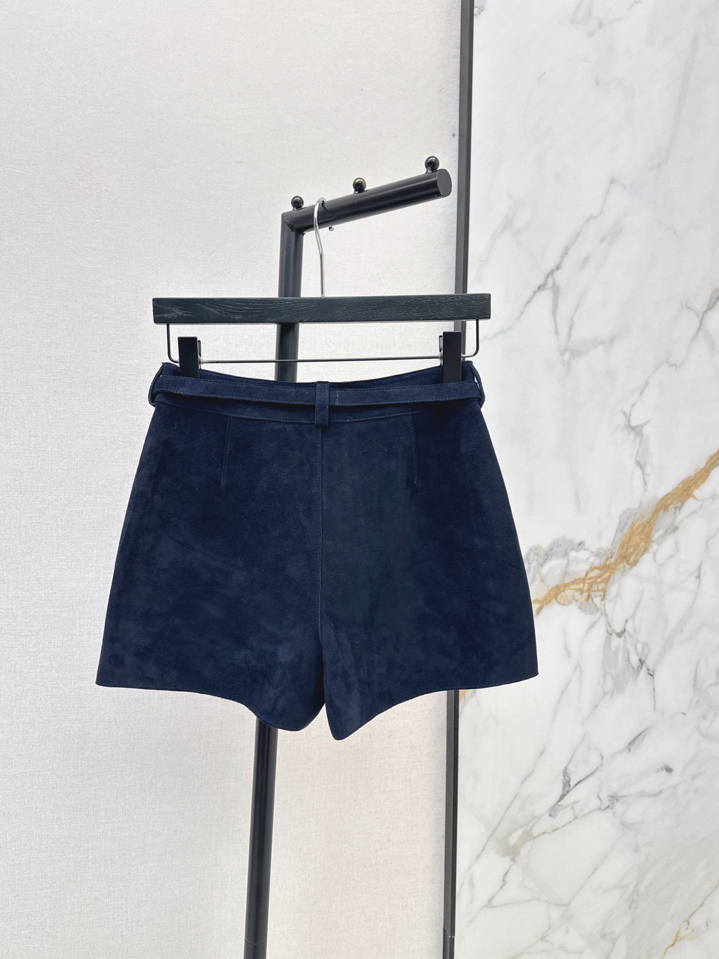 Herm New Suede Belted Shorts