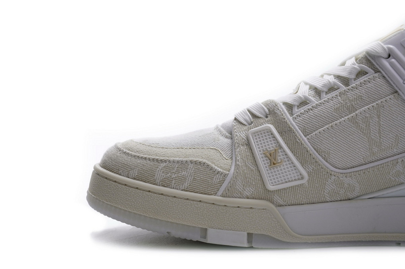 Pkkicks God Batch LOUIS VUITTON Trainer White Denim MS0241