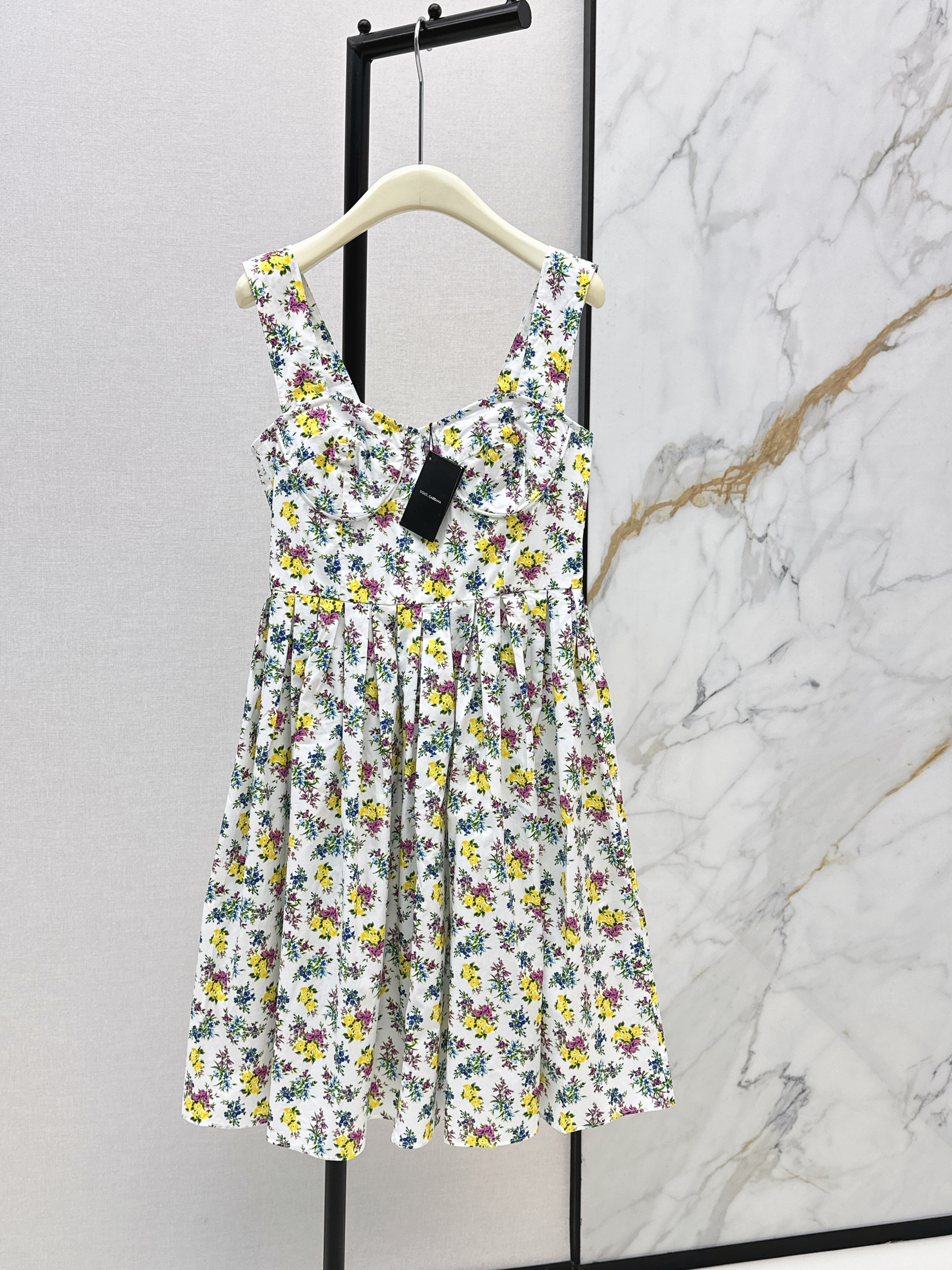 Dolc New print floral slip dress