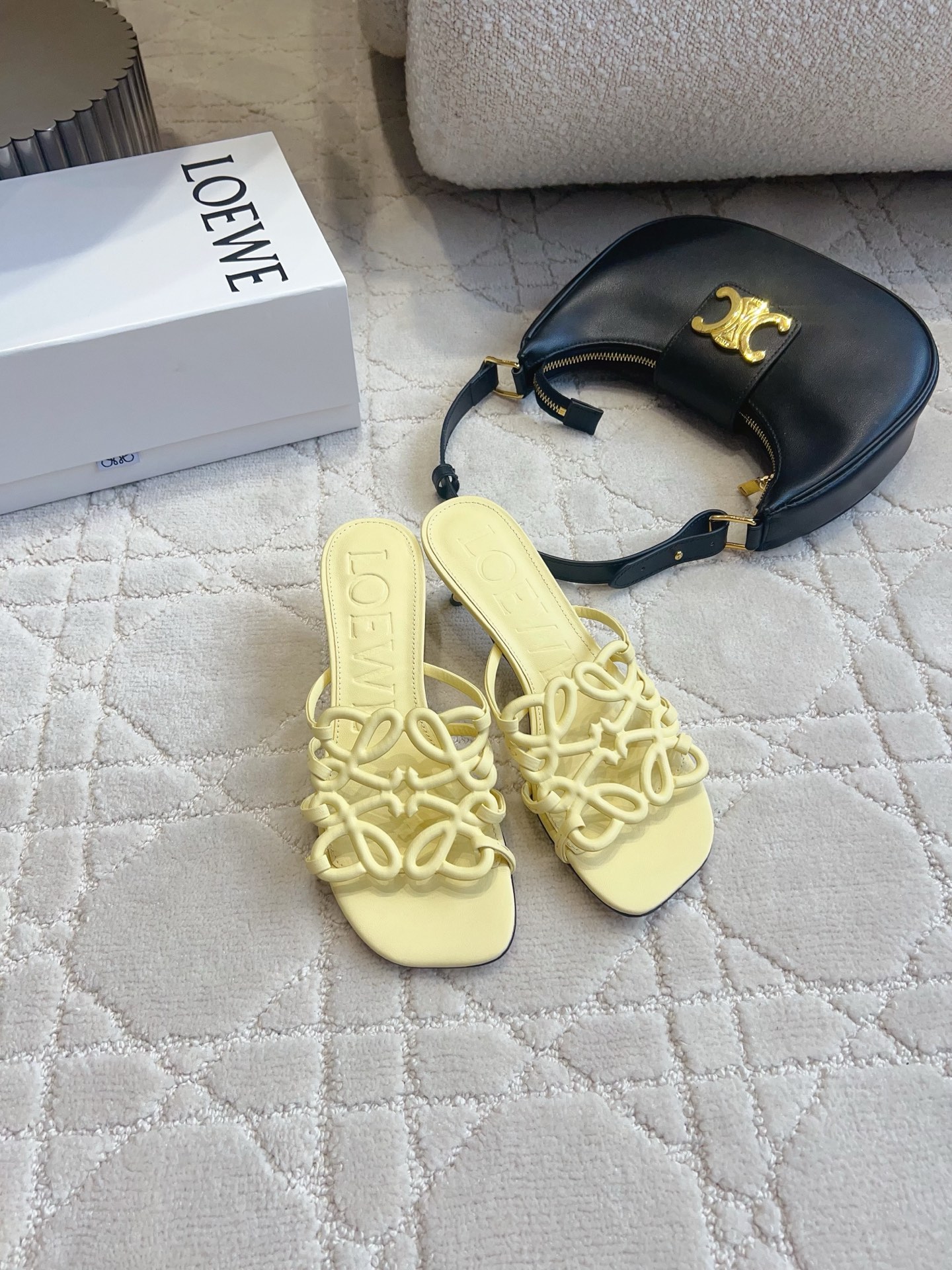 Loew New Woven Square-Toe Slippers