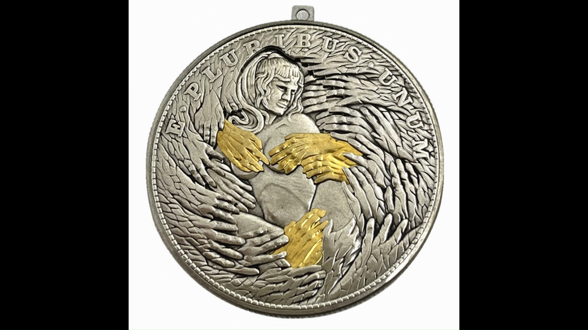 Movable Mechanical Coin  'Goddess Of Thousand Hands'  Sexy Girl Roman Booteen Coin Hobo Nickel Morgan Dollar Amazing Art Collectible Creative Gift Handmade Commemoration Coin