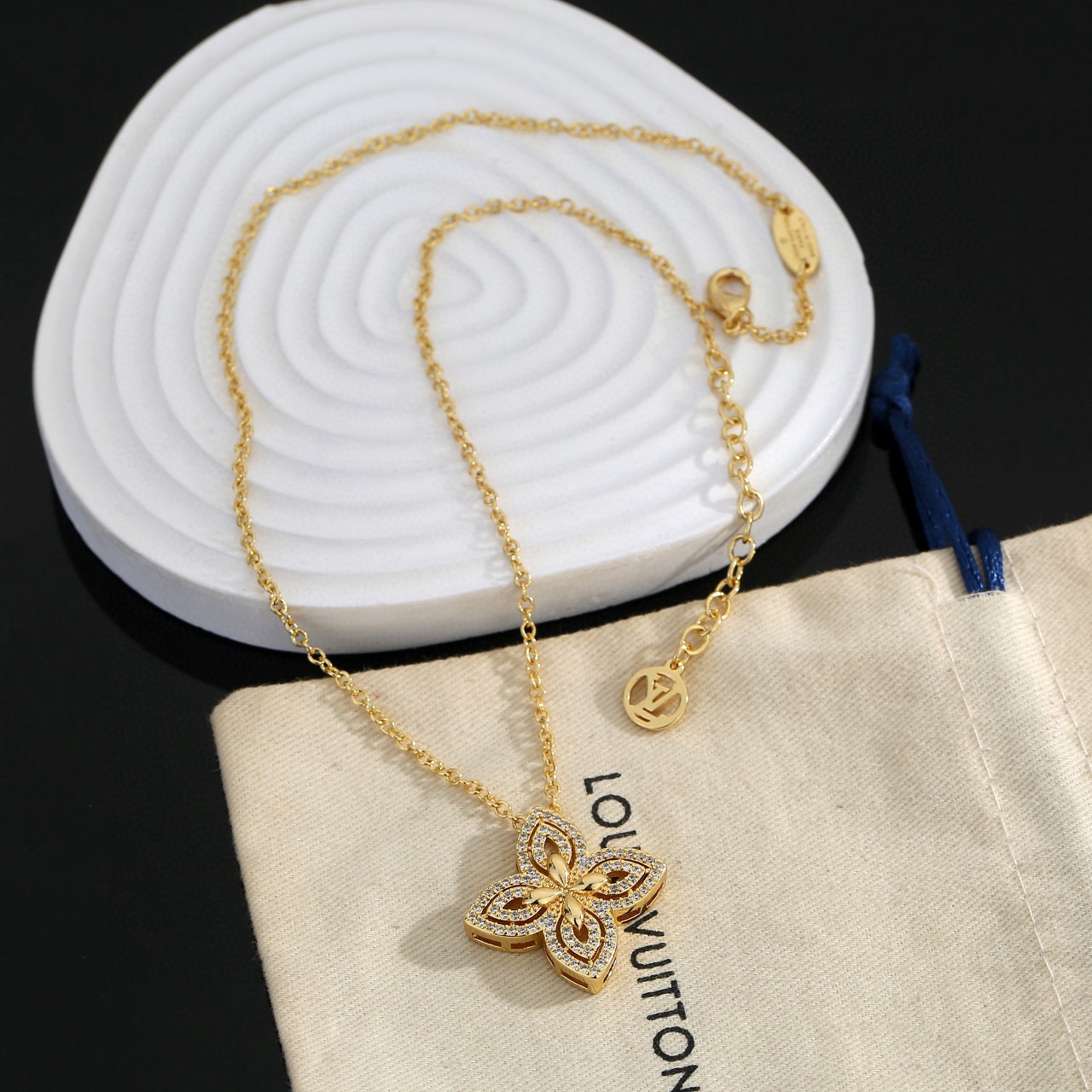 Louis New Letter necklace