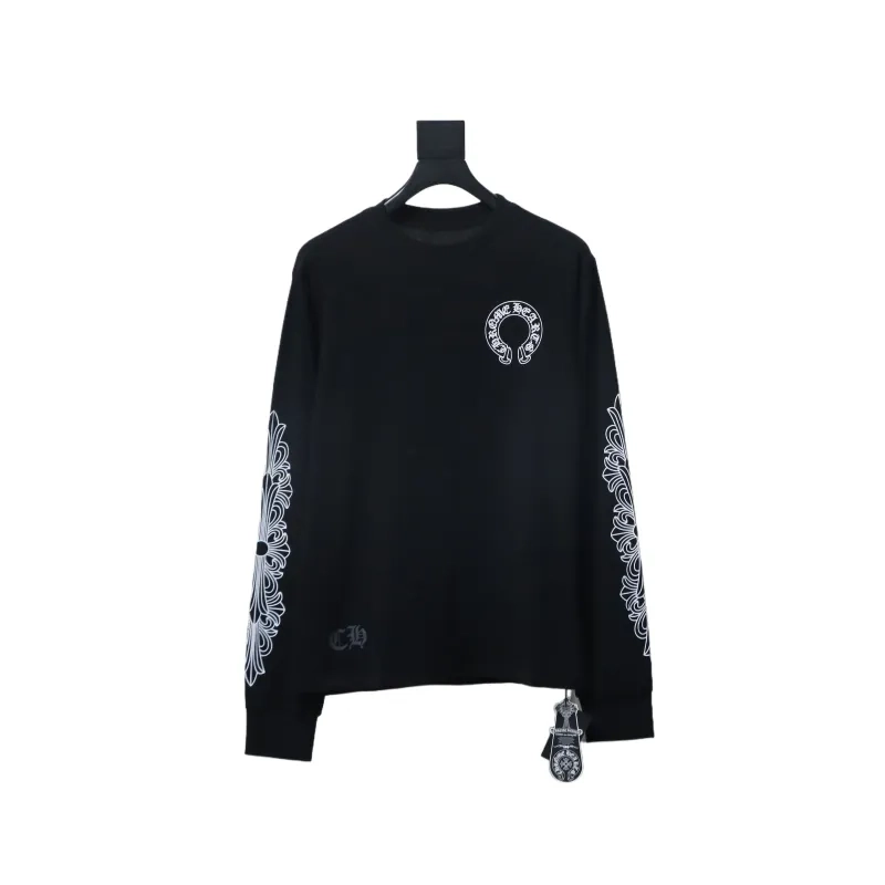 Chrome Hearts Matty Boy Shoulder Logo Crewneck Black