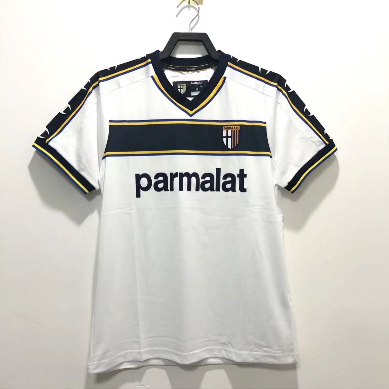 Parma 02-03 away white classic retro jersey