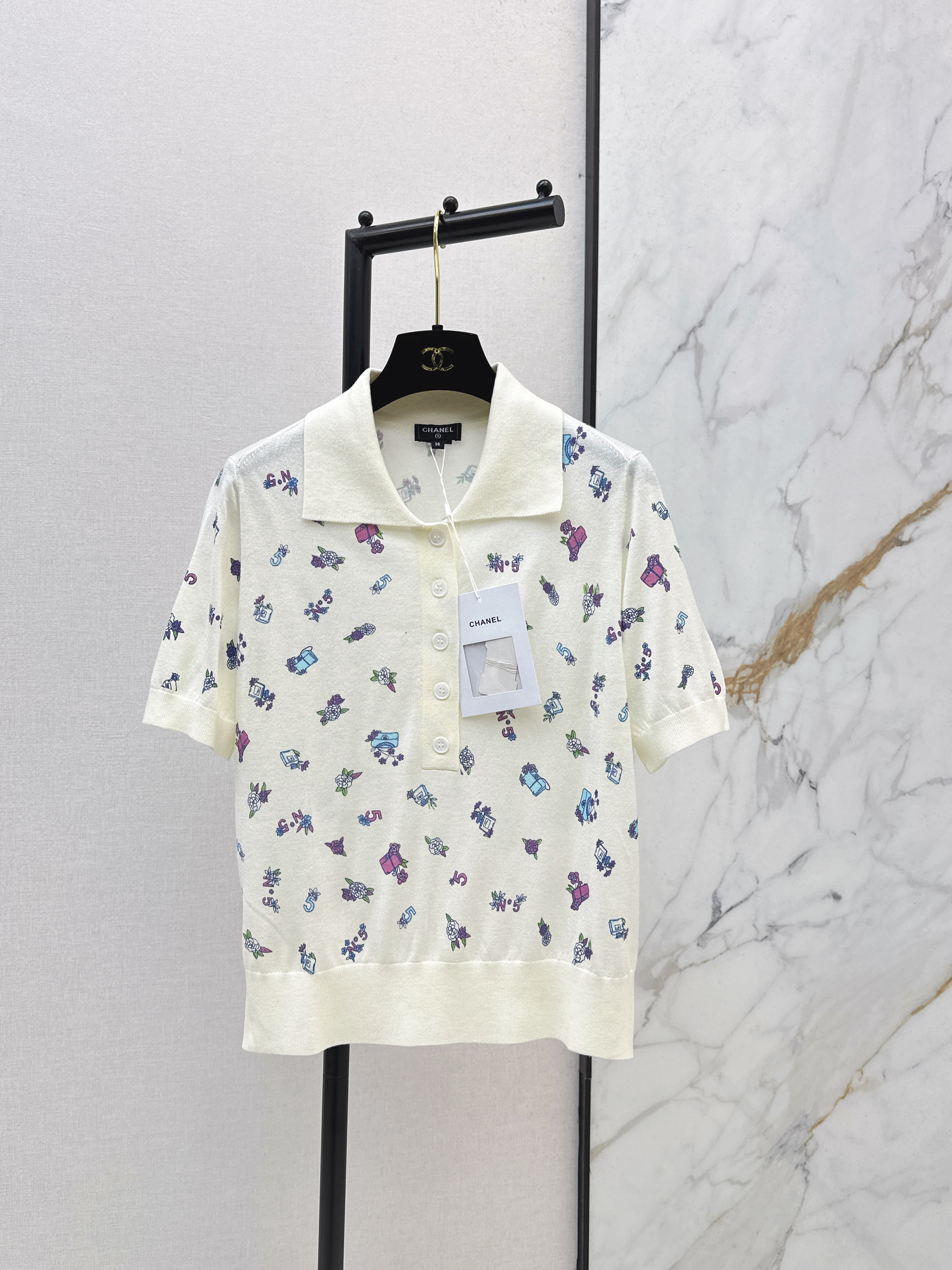 Chan New embroidery knit sweater