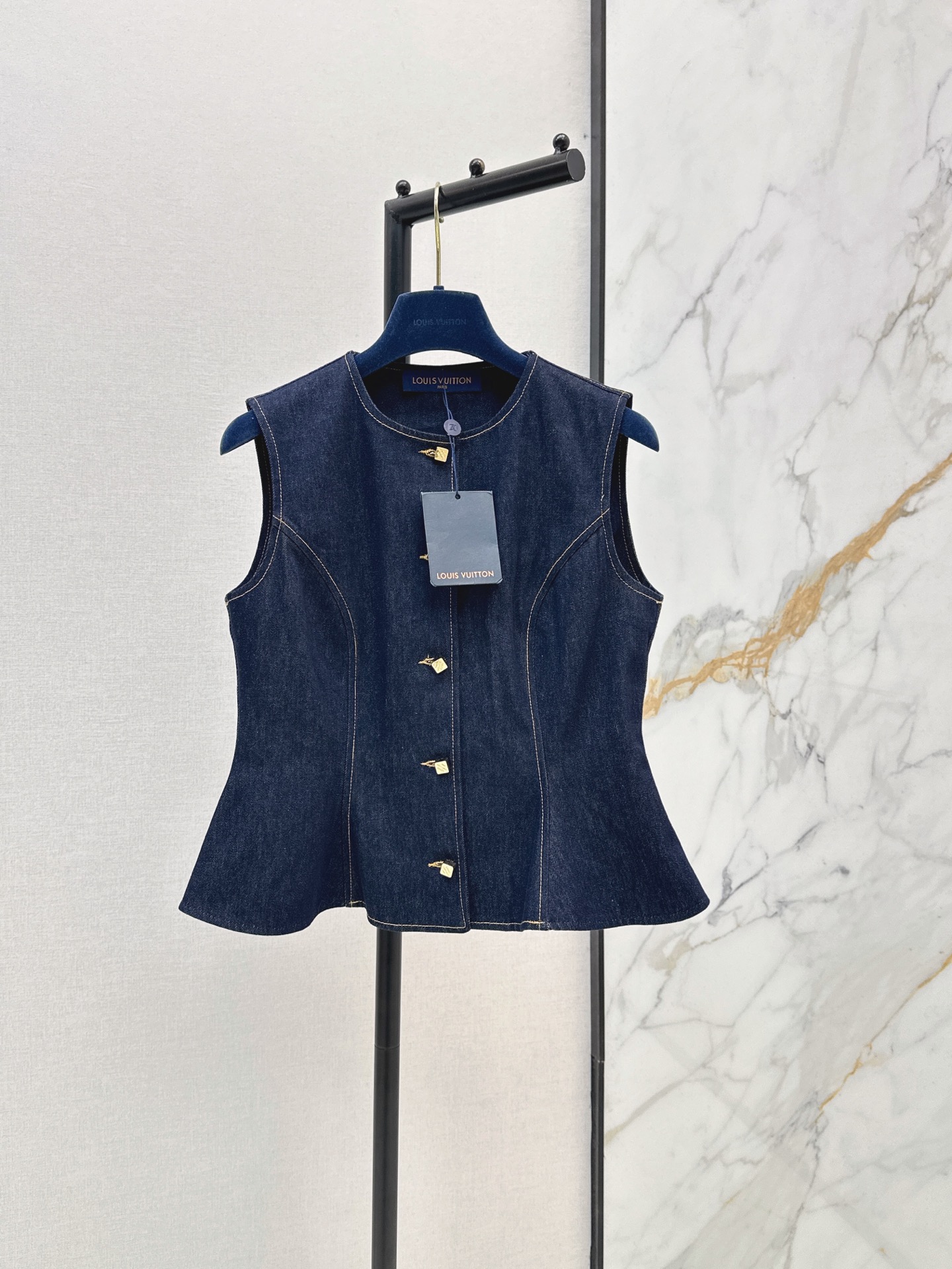 Louis New Ruffled Denim Jacket