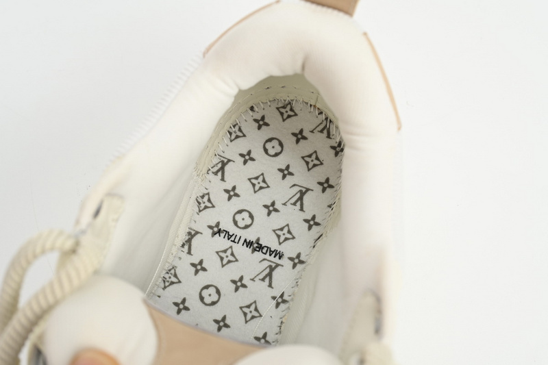Pkkicks God Batch LOUIS VUITTON Skate Sneaker Beige White