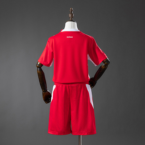 Switzerland 2026 Home Kids Kit Jersey