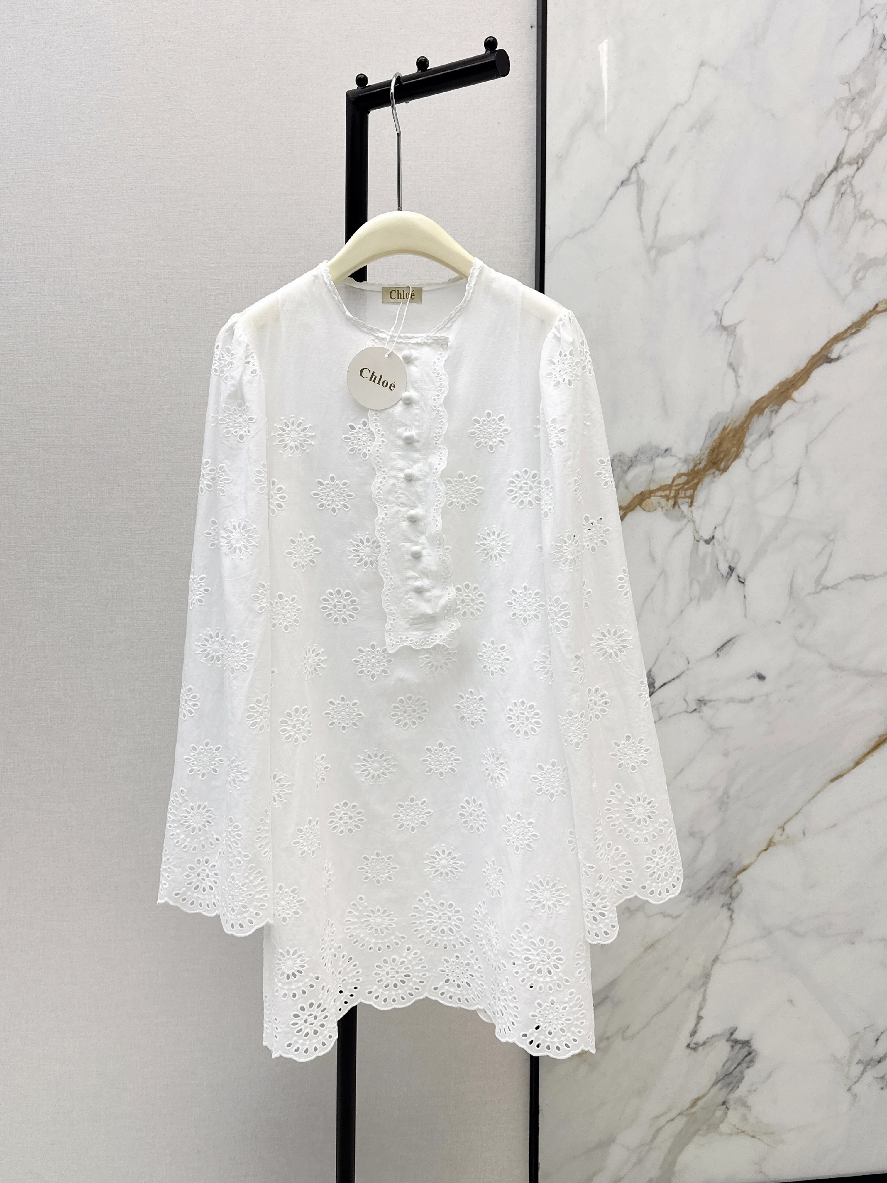 Ch1o NEW floral hollow dress