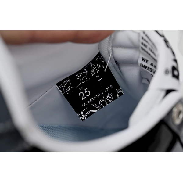 Cheap Fake BapeSta Low Black Grey Baolan  1H20 191 046