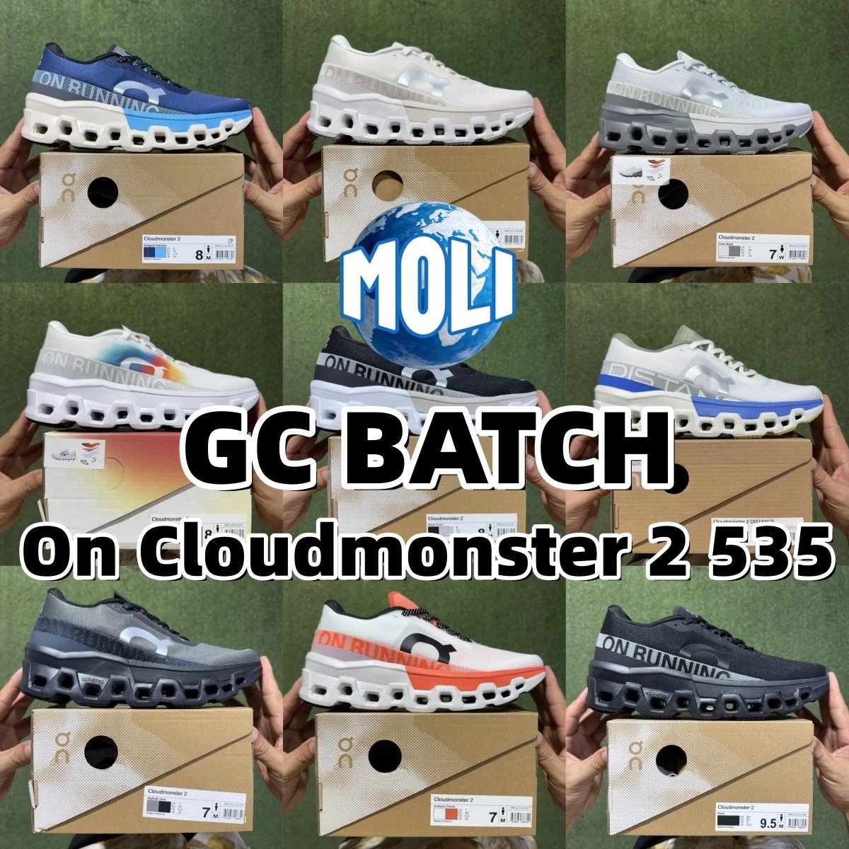 Multi-Color GC BATCH On Cloudmonster 2 535 Sneaker Combination Link
