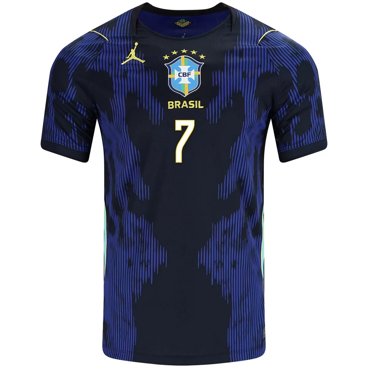 Vini Jr. #7 Brazil Away Soccer Jersey 2026 World Cup