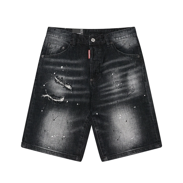 DSQUARED2 Micro Bullet Denim Shorts # 2036
