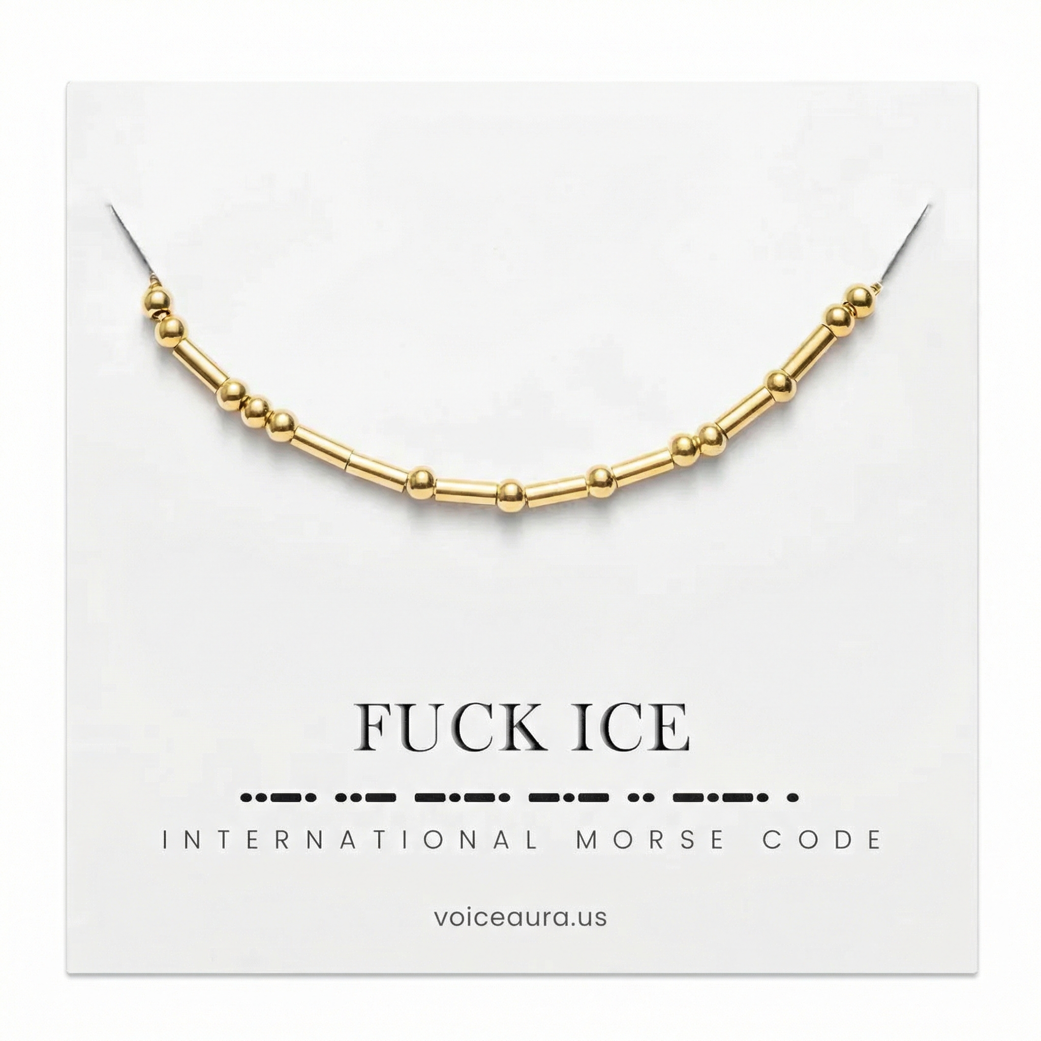 Fuck ICE - Necklace
