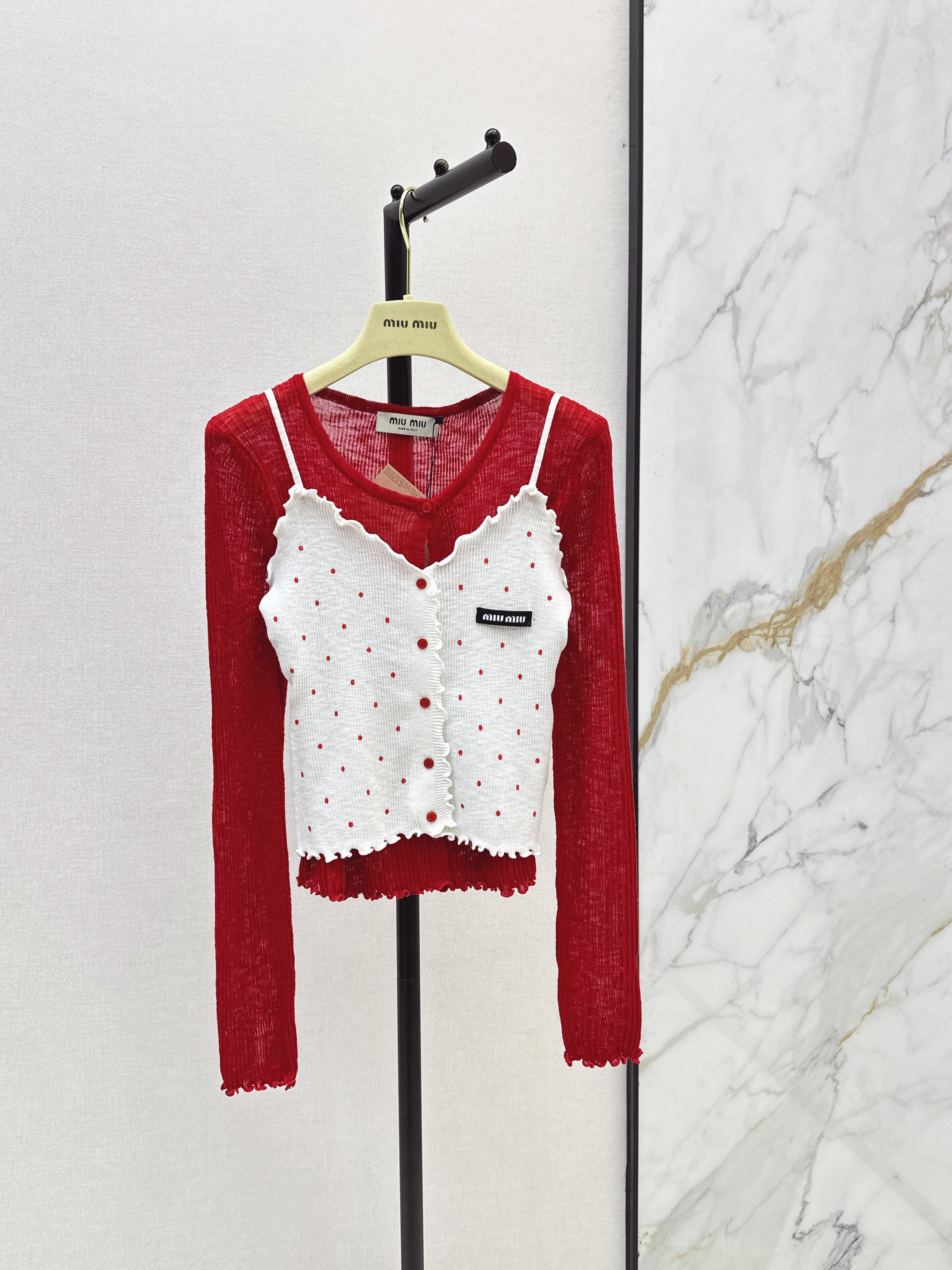 Miu New Two-piece knitwear