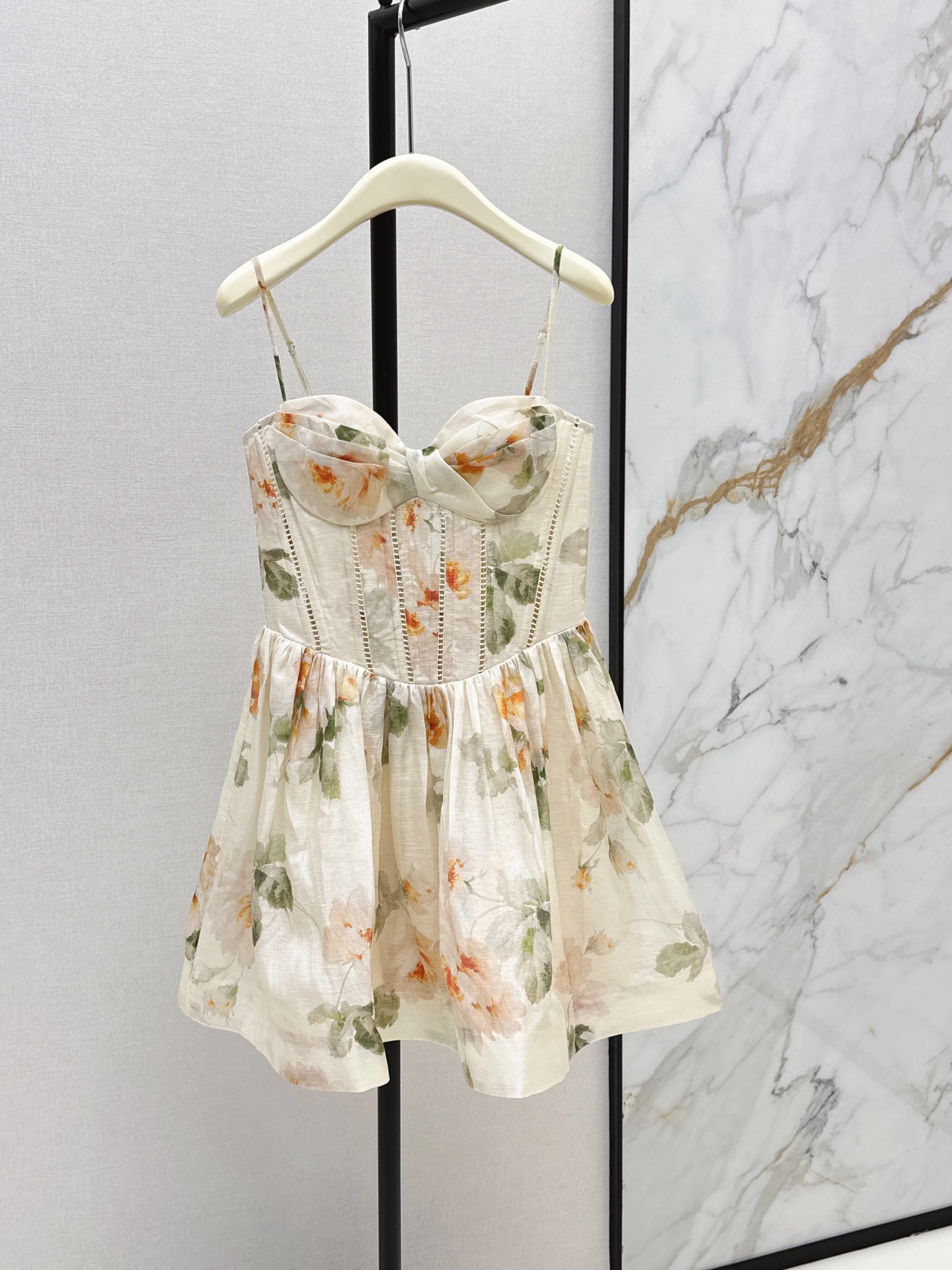 Zimm New Strapless spaghetti strap dress