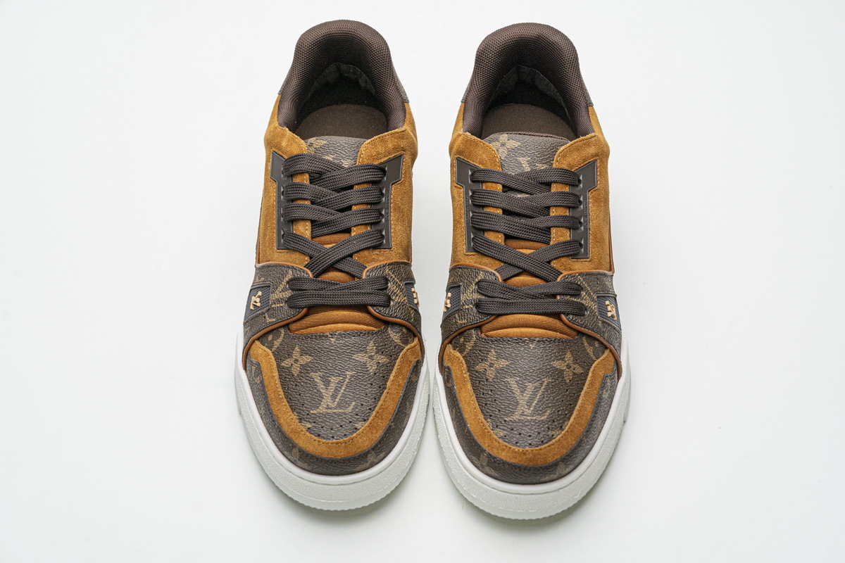 Pkkicks God Batch LOUIS VUITTON 20ss Trainer Brown