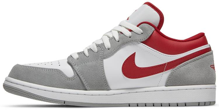 Air Jordan 1 Low SE 'Light Smoke Grey Gym Red' DC6991-016