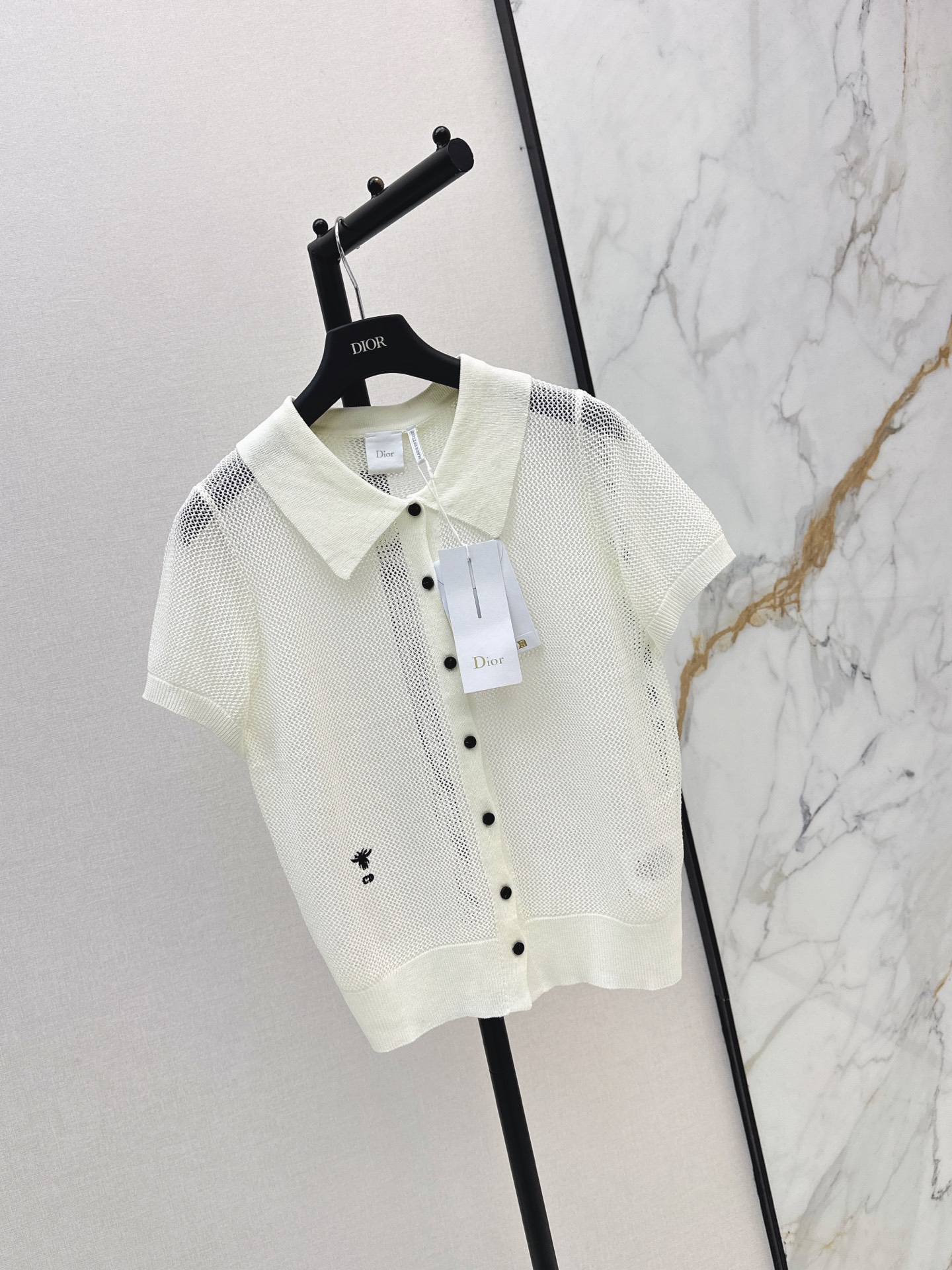CD New Embroidered knit top