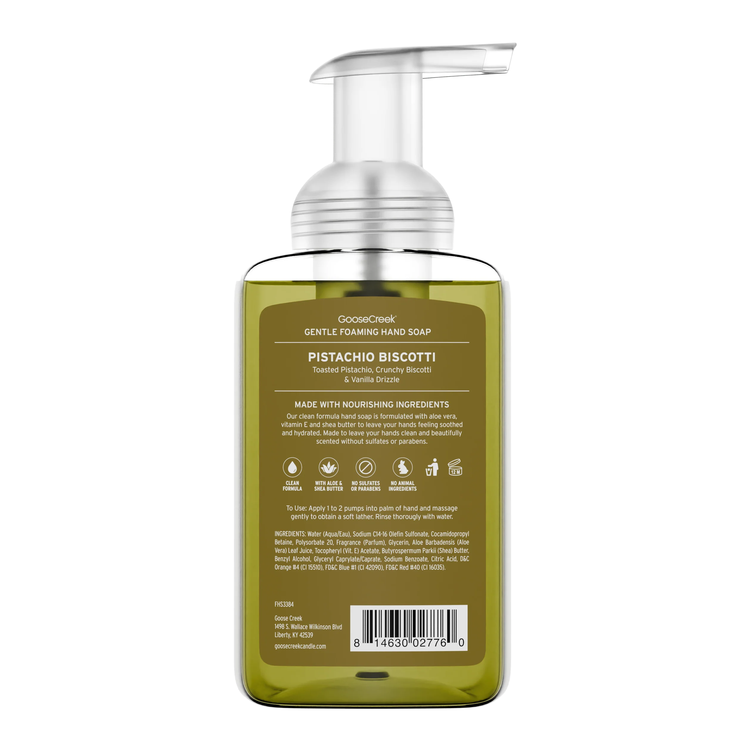 Pistachio Biscotti Lush Foaming Hand Soap