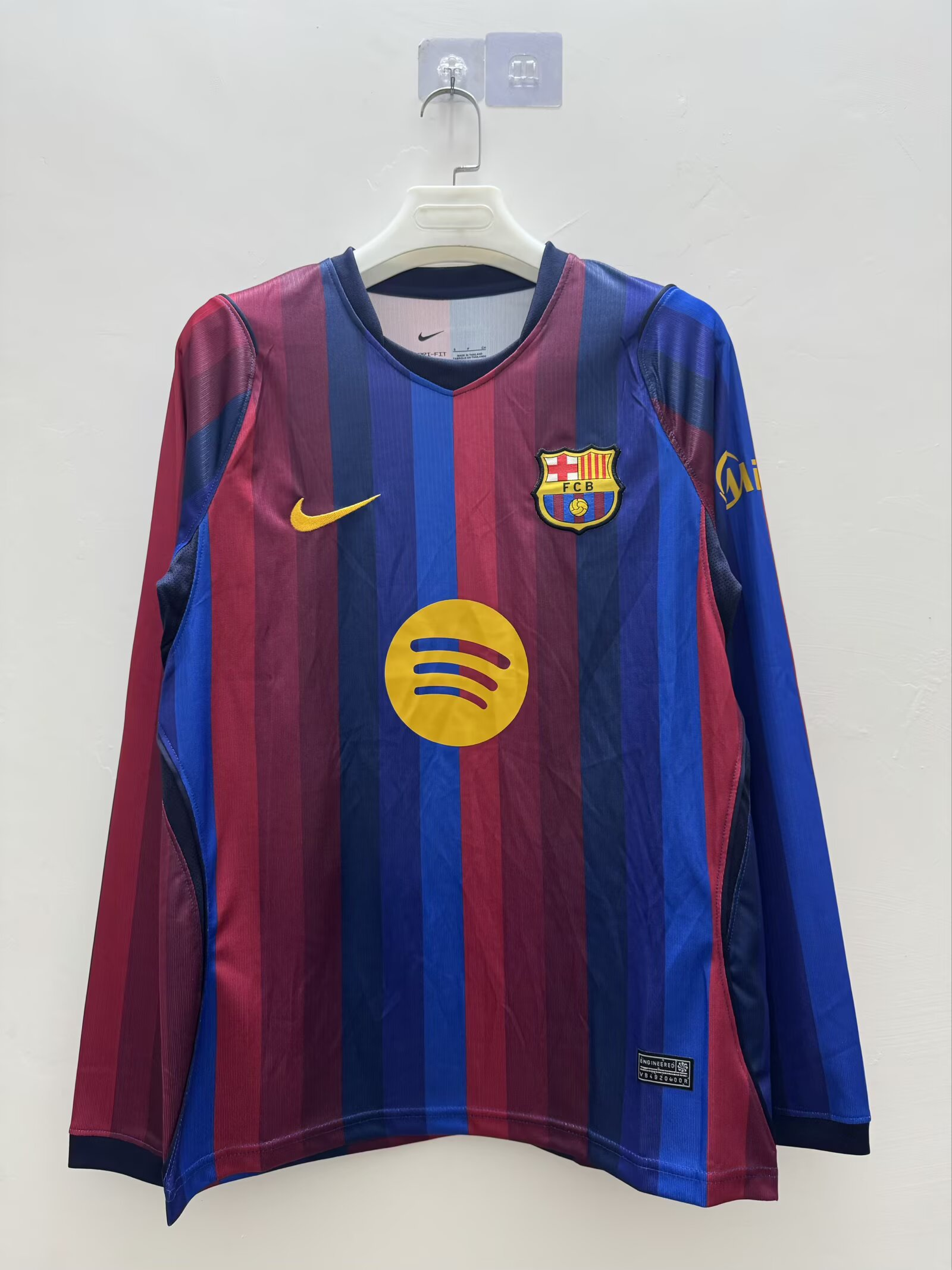 Barcelona Home Men Long Sleeve Jersey 26/27