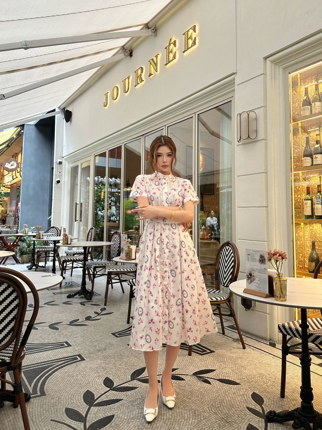 CD New Floral print dress