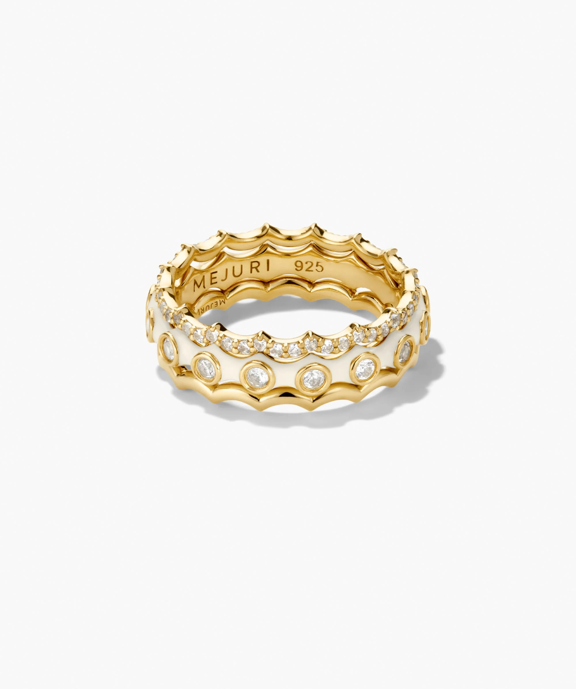 Enamel Charlotte Stacker Ring