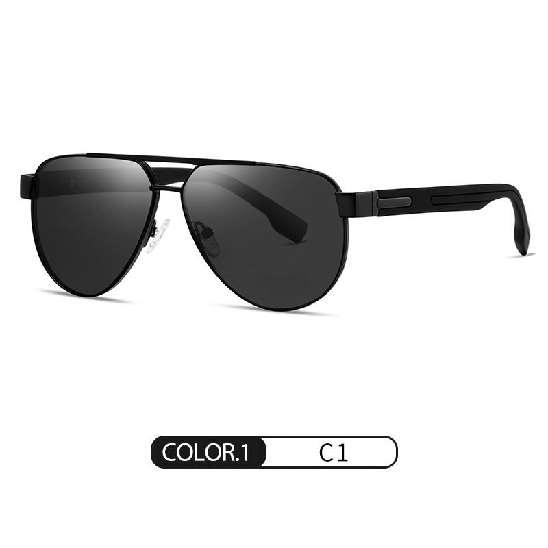 Oversized Aviator Polarized Sunglasses